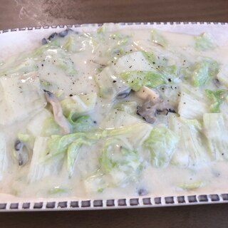 白菜の豆乳クリーム煮